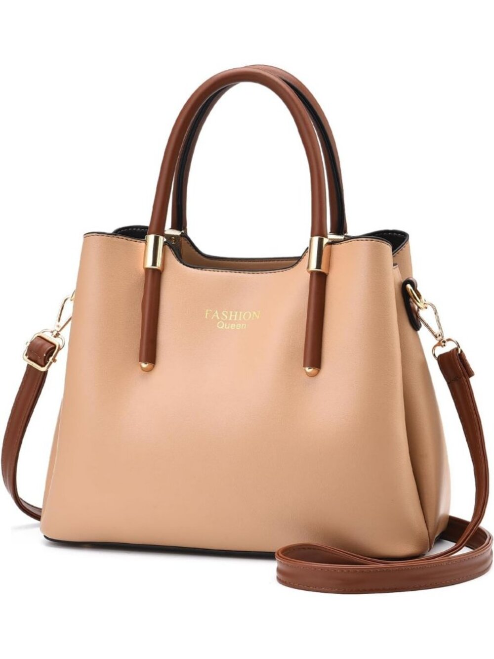 Large Leather Satchel Bag for Women | Stylish Top Handle Shoulder Handbag